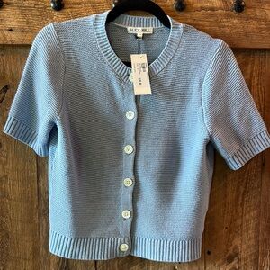Alex Mill Light Blue Knit Cardigan